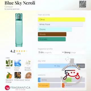Blue Sky Neroli Clinique