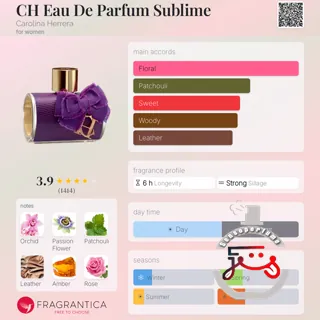 CH Eau De Parfum Sublime Carolina Herrera