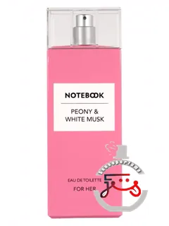 پیونی اند وایت ماسک نوت بوک | peony & white musk notebook
