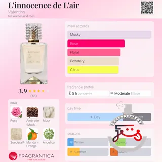 L'innocence de L'air Valentino