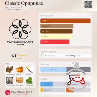Classic Opoponax Von Eusersdorff