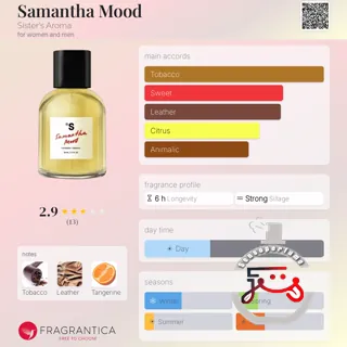 Samantha Mood Sister's Aroma