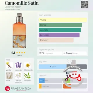 Camomille Satin Dries Van Noten