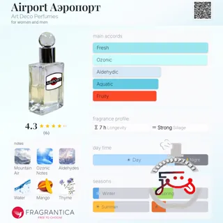 Airport Аэропорт Art Deco Perfumes