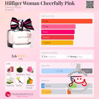 Hilfiger Woman Cheerfully Pink Tommy Hilfiger