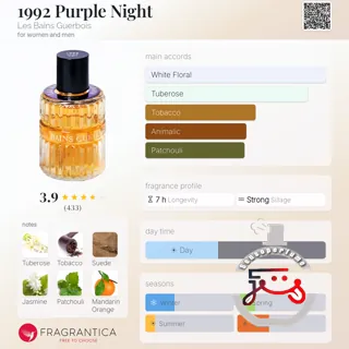 1992 Purple Night Les Bains Guerbois