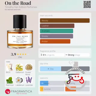On the Road Timothy Han Edition Perfumes