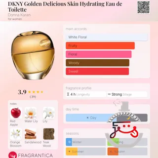 DKNY Golden Delicious Skin Hydrating Eau de Toilette Donna Karan