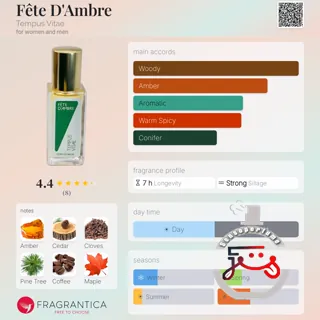 Fête D'Ambre Tempus Vitae
