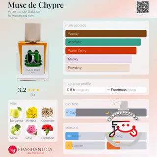 Musc de Chypre Aromas de Salazar