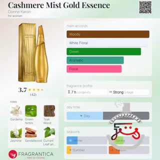 Cashmere Mist Gold Essence Donna Karan
