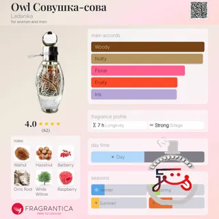 Owl Совушка-сова Ladanika