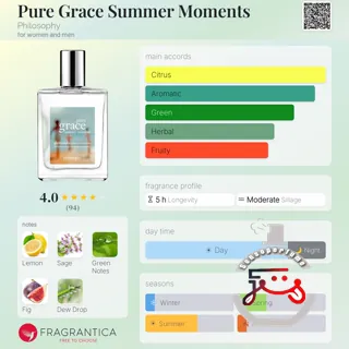 Pure Grace Summer Moments Philosophy