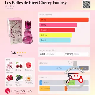 Les Belles de Ricci Cherry Fantasy Nina Ricci