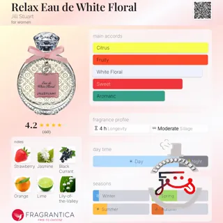 Relax Eau de White Floral Jill Stuart
