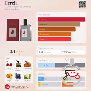 Cereja O'Livia Inspiração Botânica