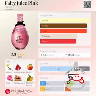 Fairy Juice Pink NafNaf