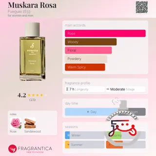 Muskara Rosa Fueguia 1833