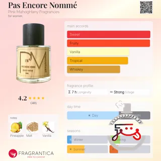Pas Encore Nommé Pink MahogHany Fragrances
