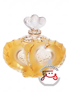 لالیک دو لالیک دو کور کریستال فلاکون لالیک | lalique de lalique deux coeurs crystal flacon lalique