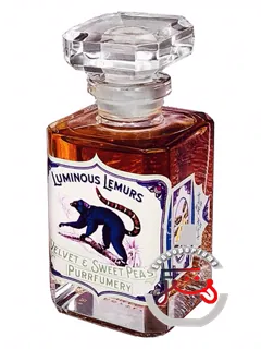 لومینوس لمورز ولوت اند سویت پیز پورفومری | luminous lemurs velvet & sweet pea’s purrfumery