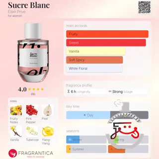 Sucre Blanc Élixir Privé