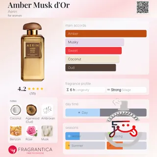 Amber Musk d'Or Aerin
