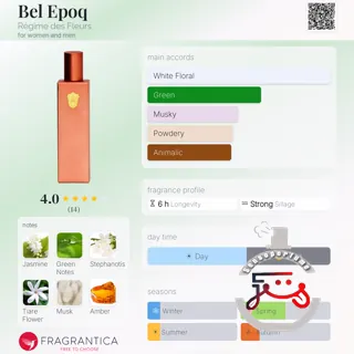 Bel Epoq Régime des Fleurs
