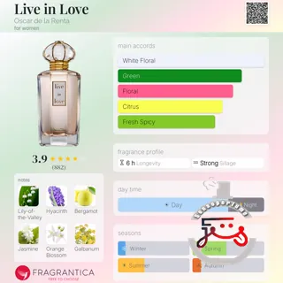 Live in Love Oscar de la Renta
