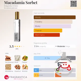 Macadamia Sorbet Edgardio Chilini